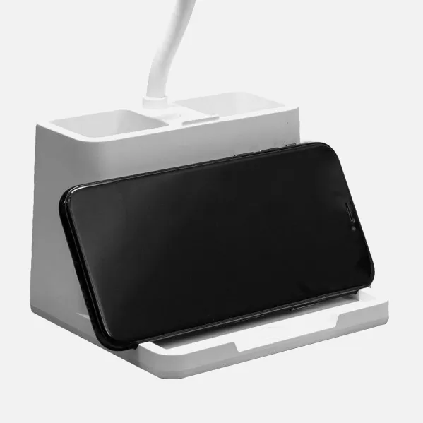 Desk Lamp Genio 6w 3000-4500-6000k White 450lm Dimmable Int.35,5x12x11,5cm Pencil Holder Flexible