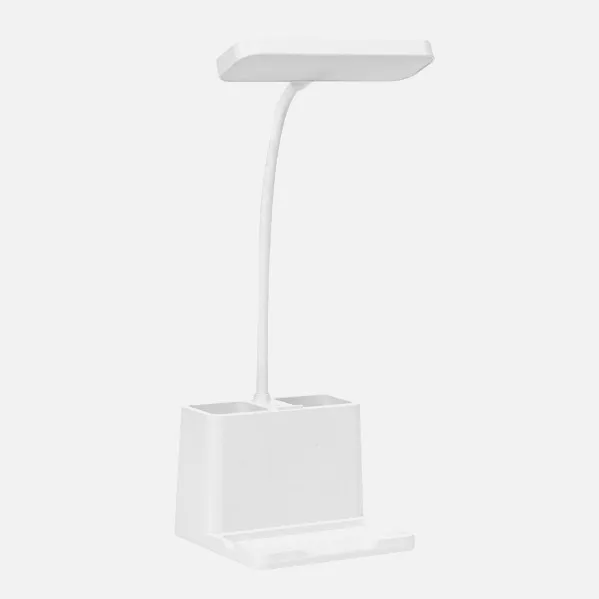 Flexo Genio 6w 3000-4500-6000k Blanco 450lm Int.regulab.35,5x12x11,5cm Portalapiz Flexible