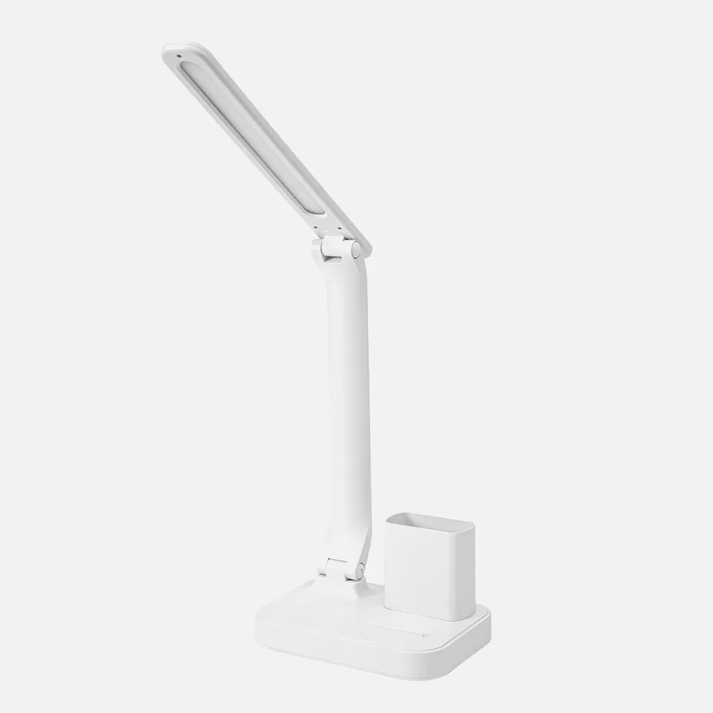 Flexo Bosco 6w 3000-4500-6000k Blanco 450lm Int.regulable 32x16,8x28,3cm Portalapiz Plegable