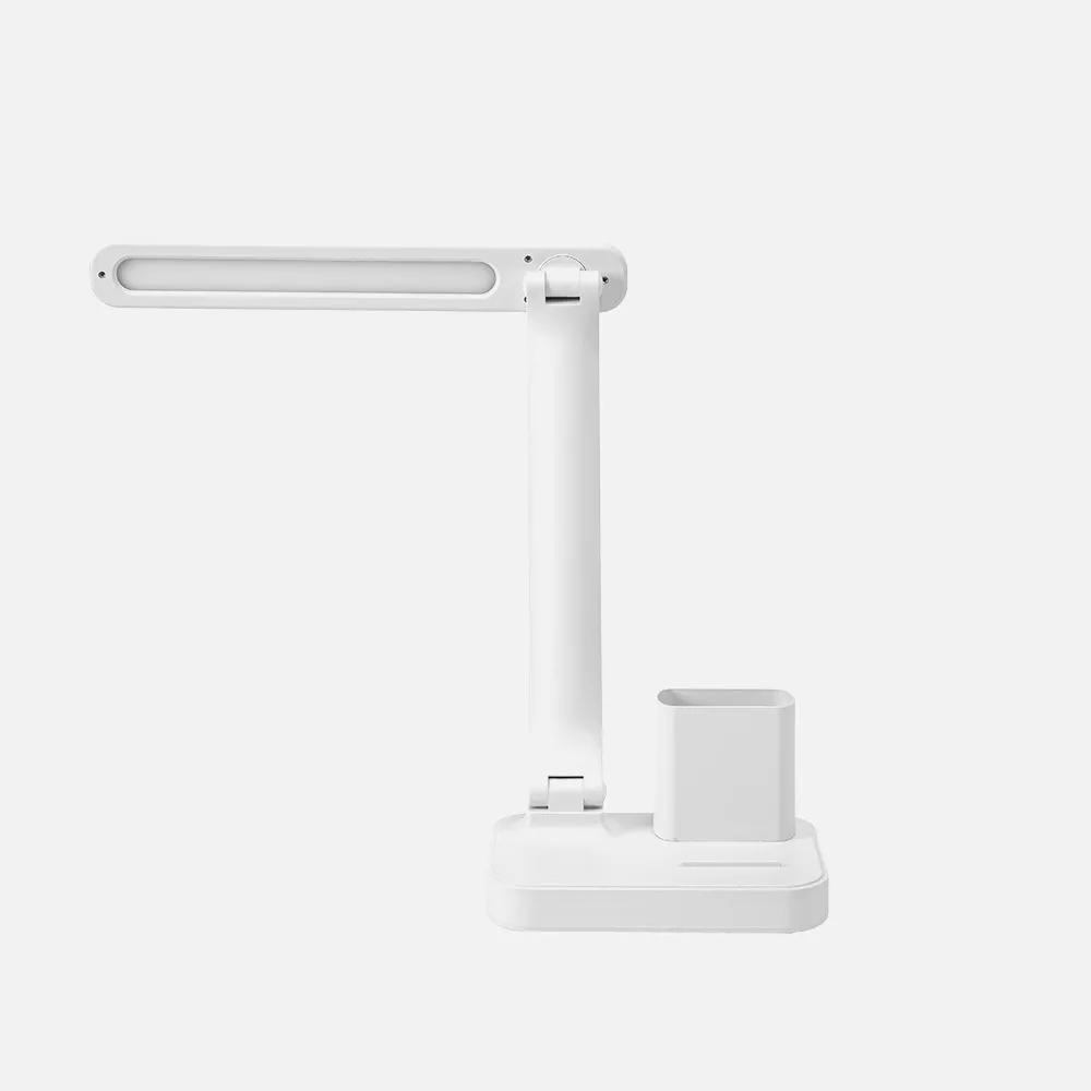 Flexo Bosco 6w 3000-4500-6000k Blanco 450lm Int.regulable 32x16,8x28,3cm Portalapiz Plegable