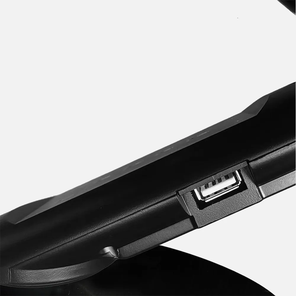 Flexo Clase 7w 3000-4500-6000k Negro 595lm Usb  Temporizador,tactil,int.reg,40x19x32,5cm