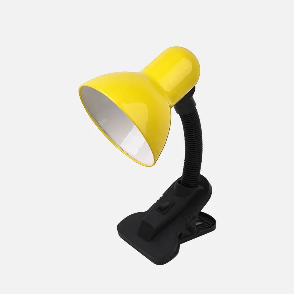200771050 - Desk lamps Yezco 1xe27 Yellow Fixation c/pinza Flexible Adjustable 26x11,5x12 Cm