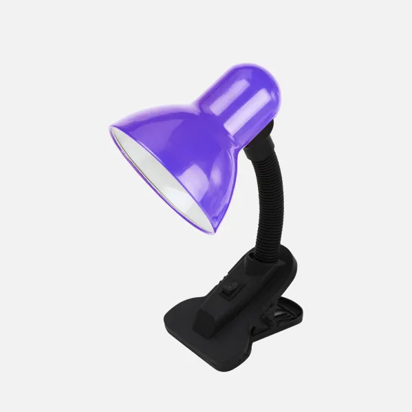 Desk lamps Yezco 1xe27 Purple Fixation c/pinza Flexible Adjustable 26x11,5x12 Cm