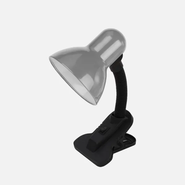 Flexos Yezco 1xe27 Plata Fijacion c/pinza Flexible Orientable 26x11,5x12 Cm