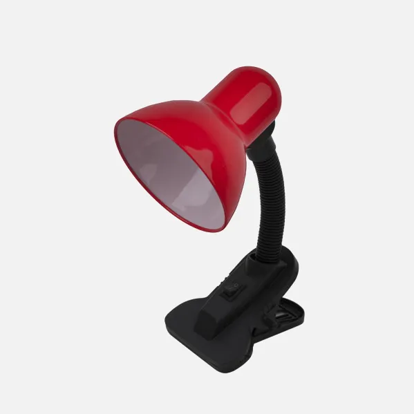 Desk lamps Yezco 1xe27 Red Fixation c/pinza Flexible Adjustable 26x11,5x12 Cm