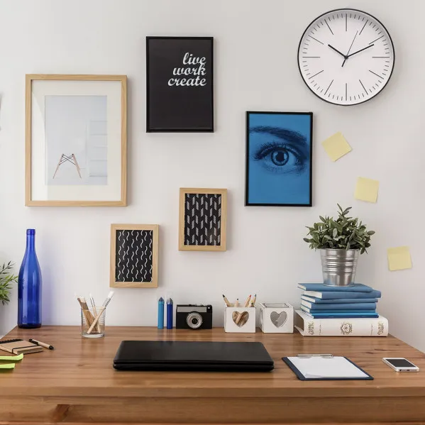 Wall Clock Hera Black 30d Continuous Movement