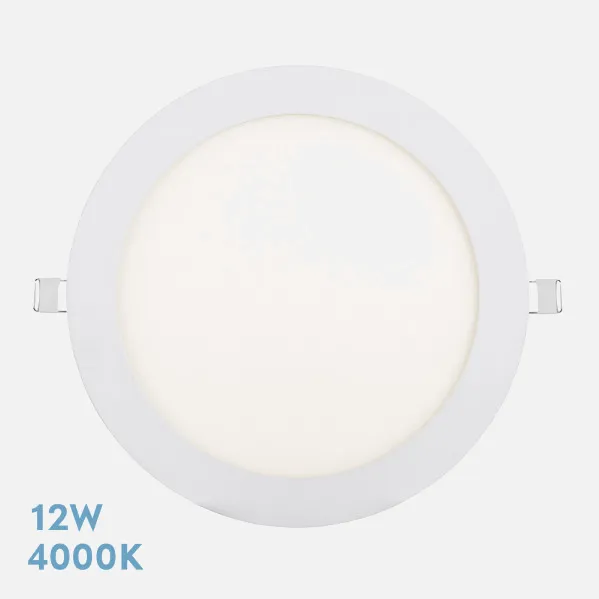 Downlight Tanzanita 12w 4000k Blanco 1080lm 1,3x16,5x16,5 Cm Corte 15d