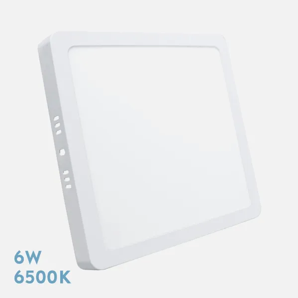 Downlight Surface Square Selenita 6w 6500k White 540 Lm 2,8x12x12 Cm