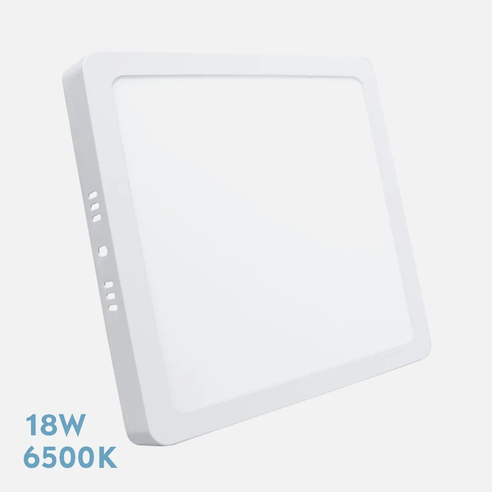 199281801 - Downlight Superficie Cuadrado Selenita 18w 6500k Blanco 1620 Lm 2,8x22,5x22,5 Cm