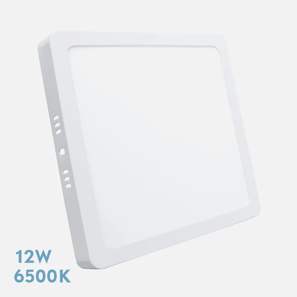 199281201 - Downlight Surface Square Selenita 12w 6500k White 1080 Lm 2,8x17x17 Cm