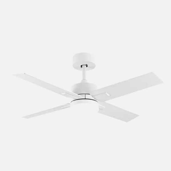 Ventilador Dc Talco 20w Blanco 4asp. Blanco/haya 6velocidades 3000-4000-6500k 2350lm Remoto, Memoria, Temporizador 106d
