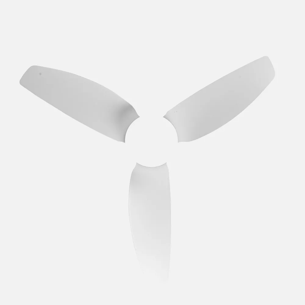 Ventilador Dc Borax 20w Blanco 3aspas 6vel 3000-4000 -6500k 2350lm Remoto, Memoria, Temporizador 27x101x101cm