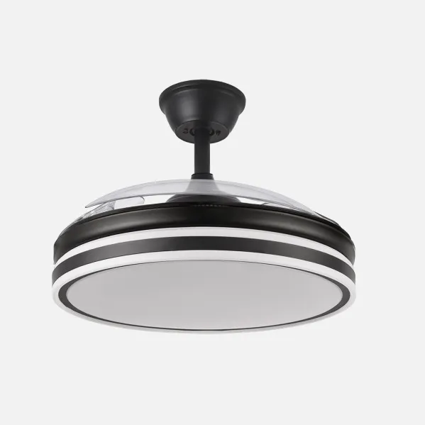 Ventilador Bayomo 72w 6120lm Negro 3 Aspas Desp. 32/47x49/108d.3 Color.motor Dc.remoto