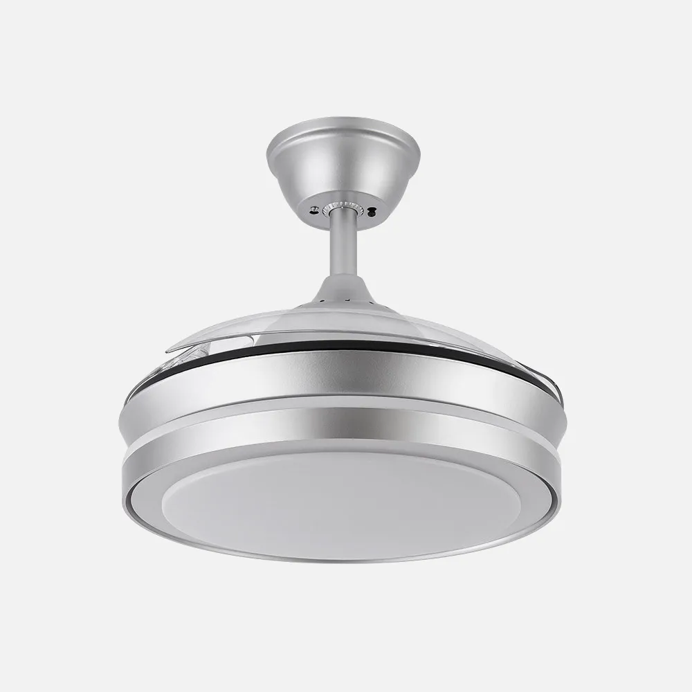 Ventilador Dc Esparta Mini Plata 59w 6980lm 91d 3asp.d Esp.3000-4000-6000k Remoto+tempor+memori