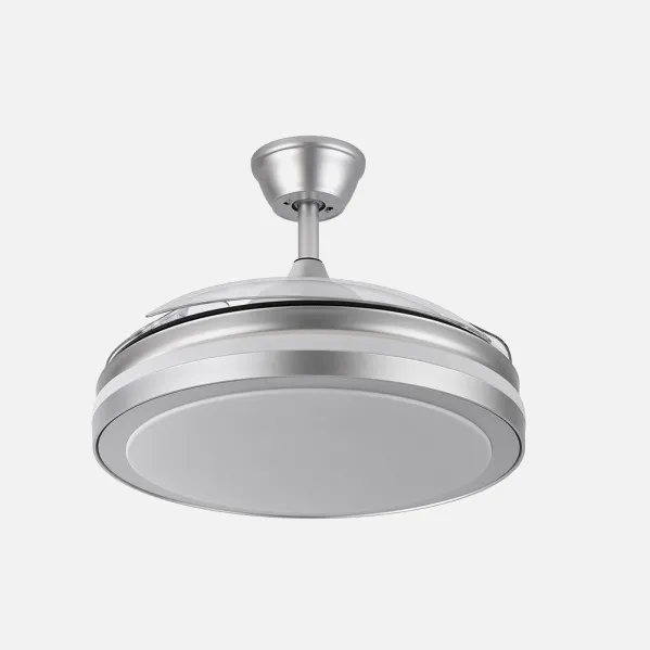 Ventilador Dc Esparta Plus 72w 6120lm Plata 107d 3aspas Desp.3000-4000-6000k Remoto+ Temporizador+ Memoria