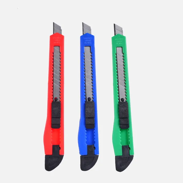 Cutter Knife 9mm Precise Colours Retractable W/Safety Lock 0,6x13x2 cm