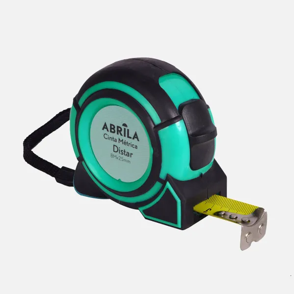 Metric Tape Distar 8mx25mm Black/green C/blockade ,stick Magnetic,clip And Carry handle Ergonomic