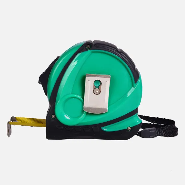 Cinta Metrica Espacio 10mx25mm Negr/verde Clip,asa Enganche Magnetico,bloqueo Y Ergonomico