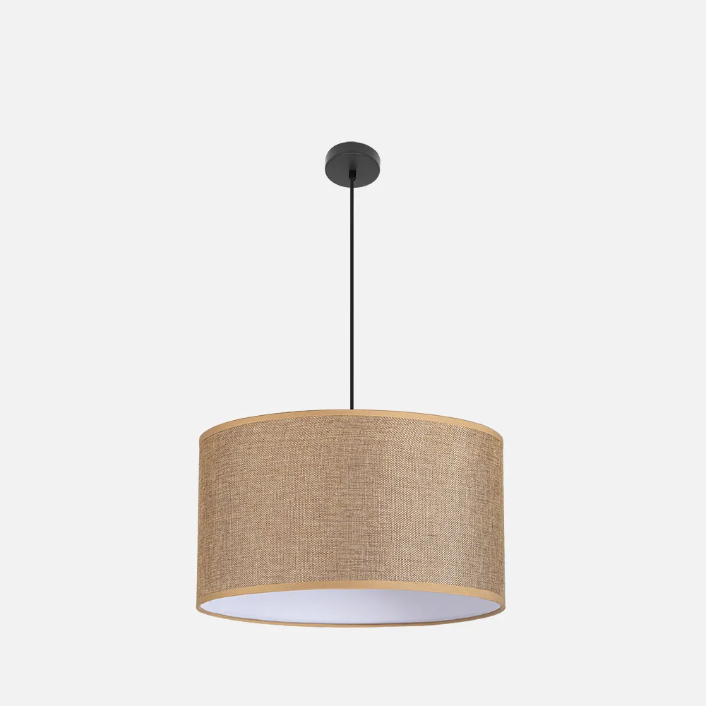 Colgante Jin 3xe27 Negro/marron Regx60x60 Cm Sin Difusor