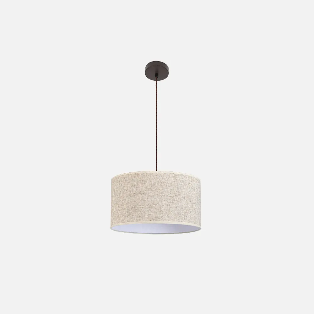 Colgante Happy 1xe27 Marron/beis Regx40x40 Cm