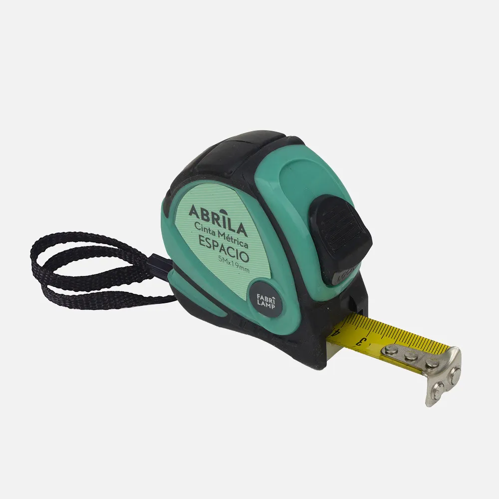 195515009 - Metric Tape Space 5mx19mm Black/green Clip,carry handle Stick Magnetic,blockade And Ergonomic