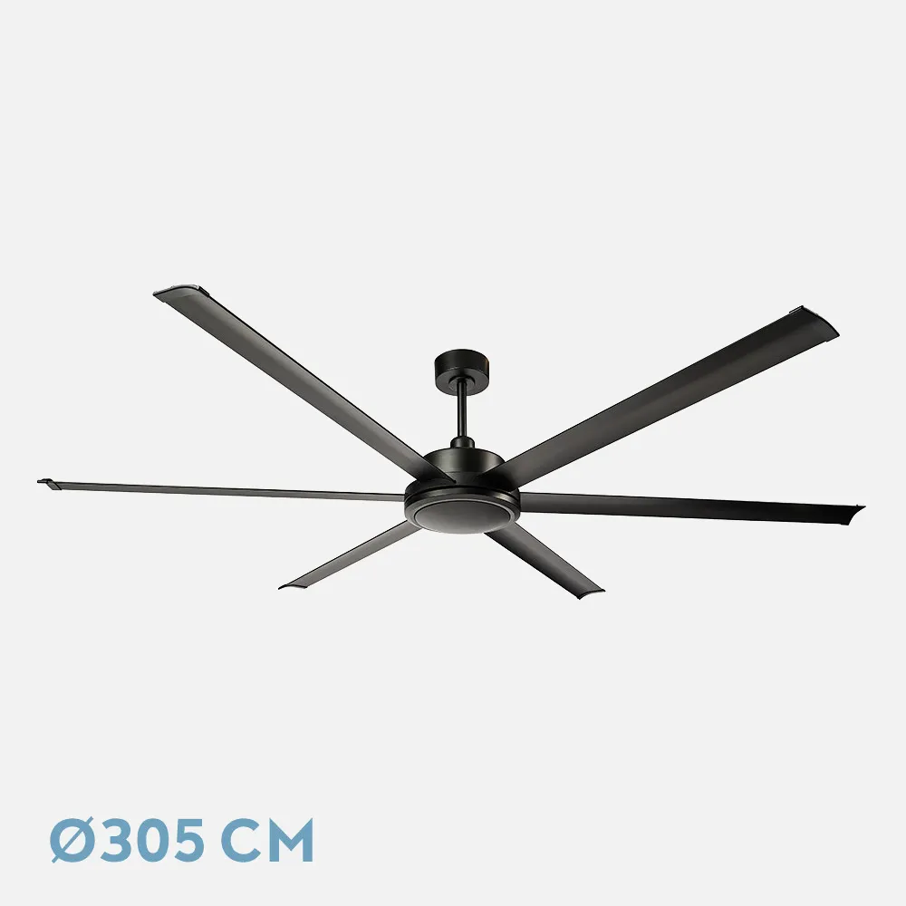 208391609 - Ventilador Dc Sanson Negro Sin Luz 6asp 305d C/remoto Y Temporizador