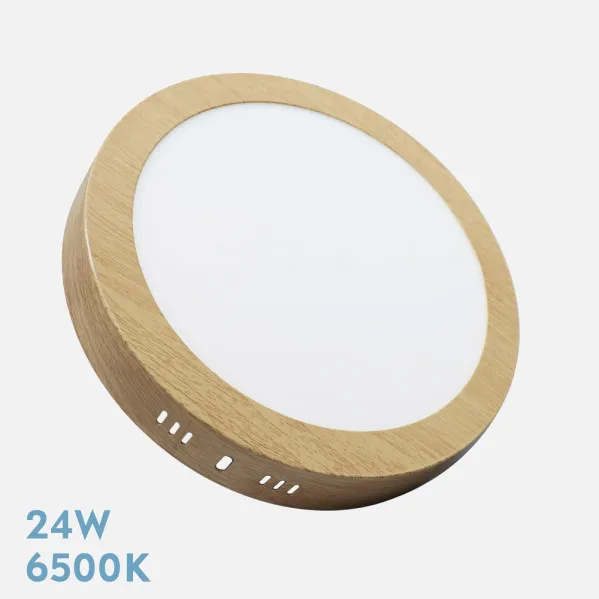 Downlight Surf. Thulita 24w 6500k Beech 2160lm  2,8x28,5x28,5 Cm