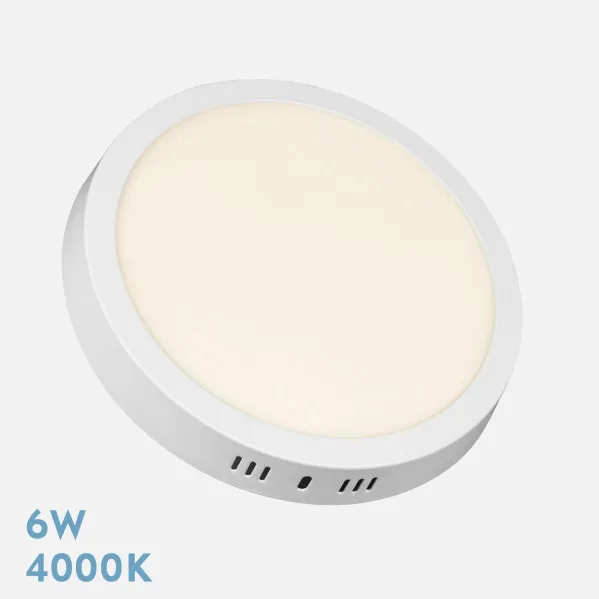 Downlight Surf. Thulita 6w 4000k White 540lm  2,8x12x12 Cm