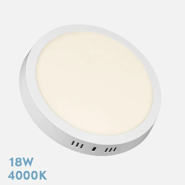 Downlight Superf. Thulita 18w 4000k Blanco 1440lm  2,8x21x21 Cm