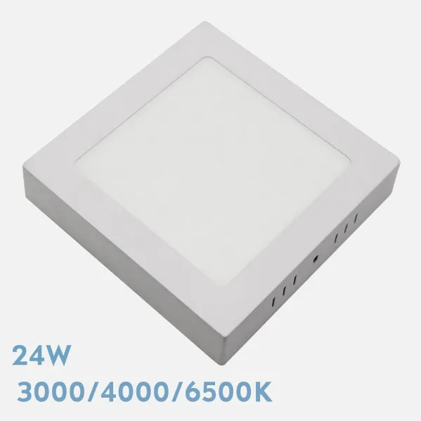 Downlight Superf.gabro 24w 3000k-4000k-6500k Blanco 2160lm 3,5x29x29 Cm