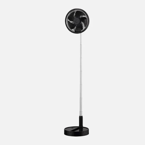 Ventilador DC Portatil Galan Negro 10w 3vel Bateria Regx20x20cm Plegable+remoto+temporizador