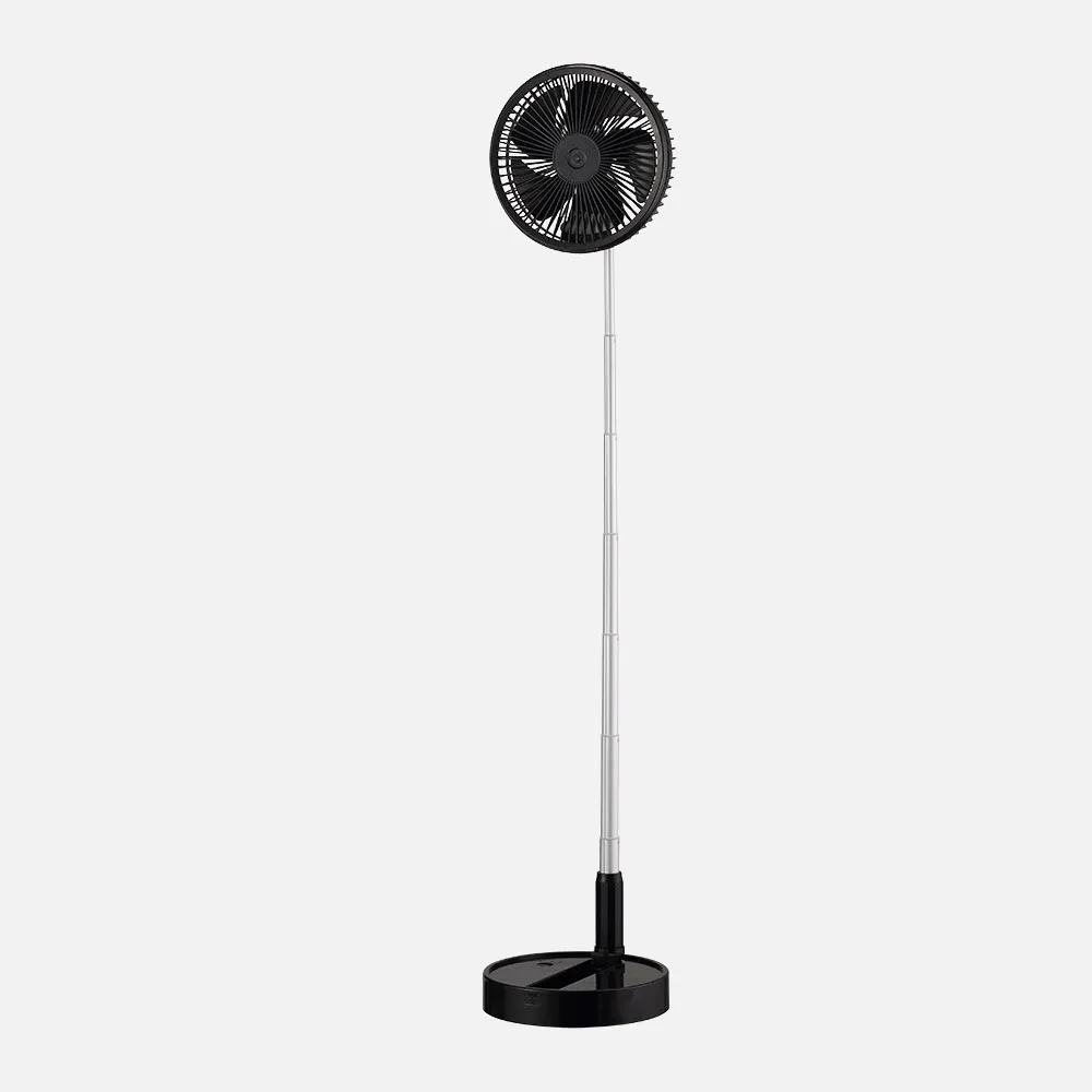 Ventilador DC Portatil Galan Negro 10w 3vel Bateria Regx20x20cm Plegable+remoto+temporizador