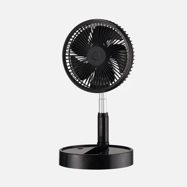 Ventilador DC Portatil Galan Negro 10w 3vel Bateria Regx20x20cm Plegable+remoto+temporizador