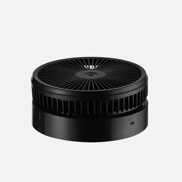 Ventilador DC Portatil Galan Negro 10w 3vel Bateria Regx20x20cm Plegable+remoto+temporizador
