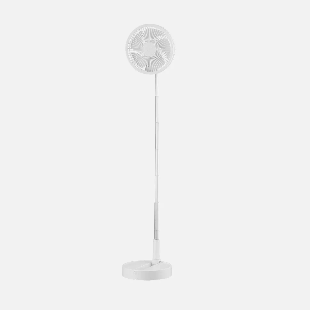Ventilador DC Portatil Galan Blanco 10w 3vel Bateria Regx20x20cm Plegable+remoto+temporizador