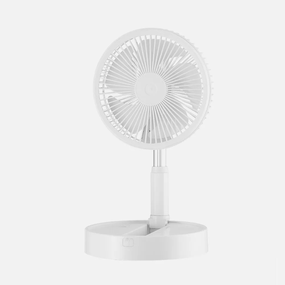 Ventilador DC Portatil Galan Blanco 10w 3vel Bateria Regx20x20cm Plegable+remoto+temporizador