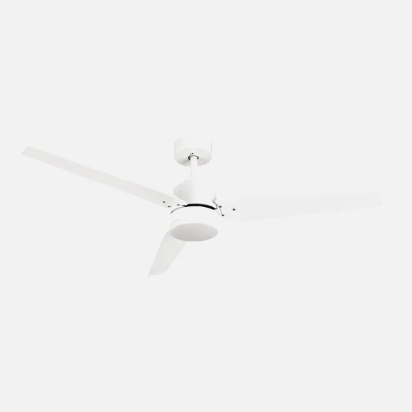 Ventilador Dc Captus 22w Blanco 3aspas Blanco/haya 132d Reg. Intensidad 2180lm 3000k,4000k,6000k Remoto+temporizador+memoria