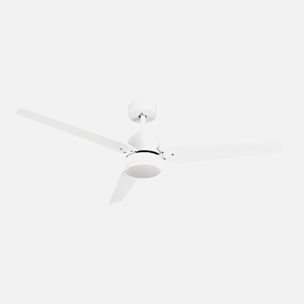 Ventilador Dc Captus 22w Blanco 3aspas Blanco/haya 132d Reg. Intensidad 2180lm 3000k,4000k,6000k Remoto+temporizador+memoria