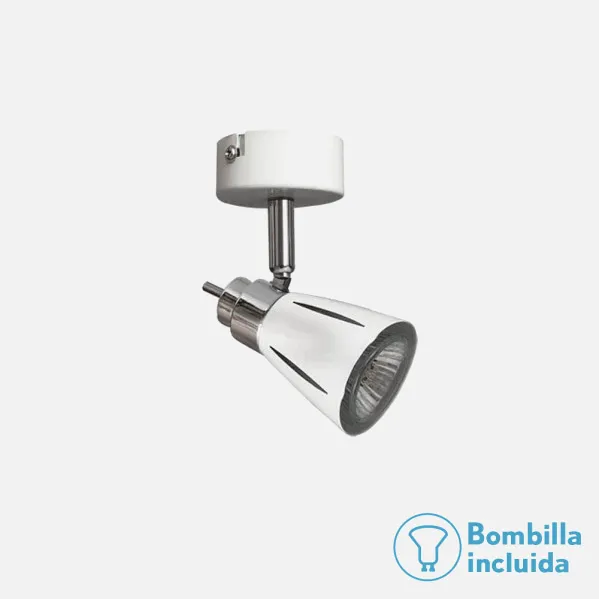 Bomba de Tabernas Spotlight White 1xgu10. LED incl. 13x6