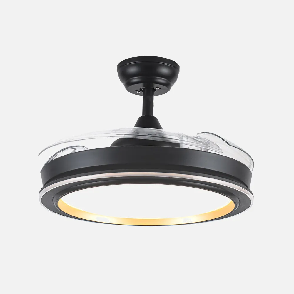 Ventilador Dc Picolo 72w 6226lm Negro/oro 3 Aspas Desp. 106d 3000-4000-6500k Remoto, Memoria