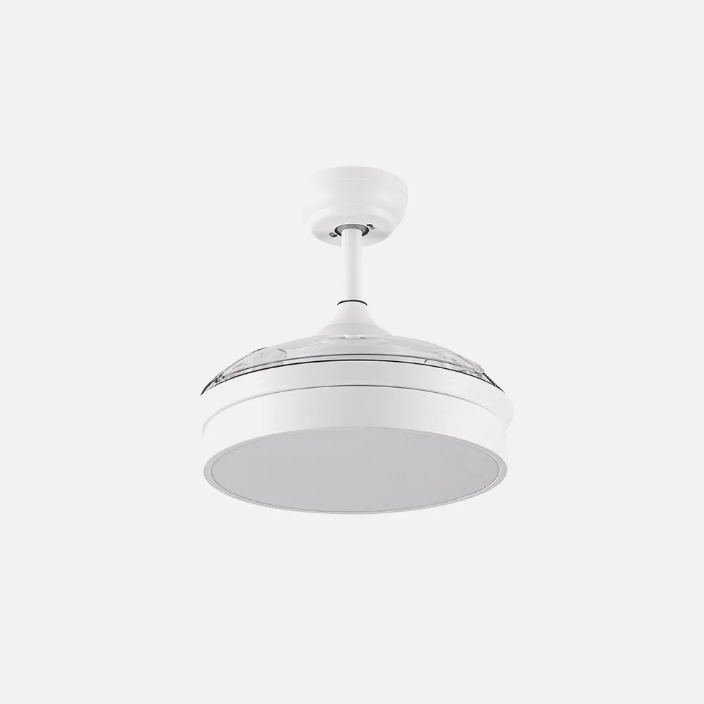 Ventilador Dc Cala Blanco 48w 4800lm 3asp.desp 91d 6 Velocidades 3000-4000-6000k Remoto+temporiza+memoria