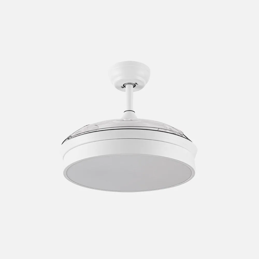Ventilador Dc Cala Blanco 72w 7200lm 3Asp.desp. 109d 6 Velocidades 3000-4000-6000k  Remoto, Temporizador Y Memoria