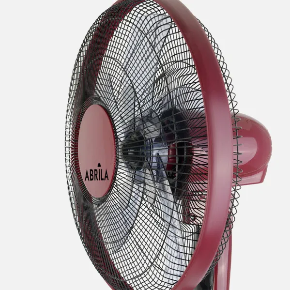Fan Of Foot Borlon Black/burdeos 3 Vel.55w 5x2 sails Adjustable+ Remote+ Timer Regx43x40 Cm