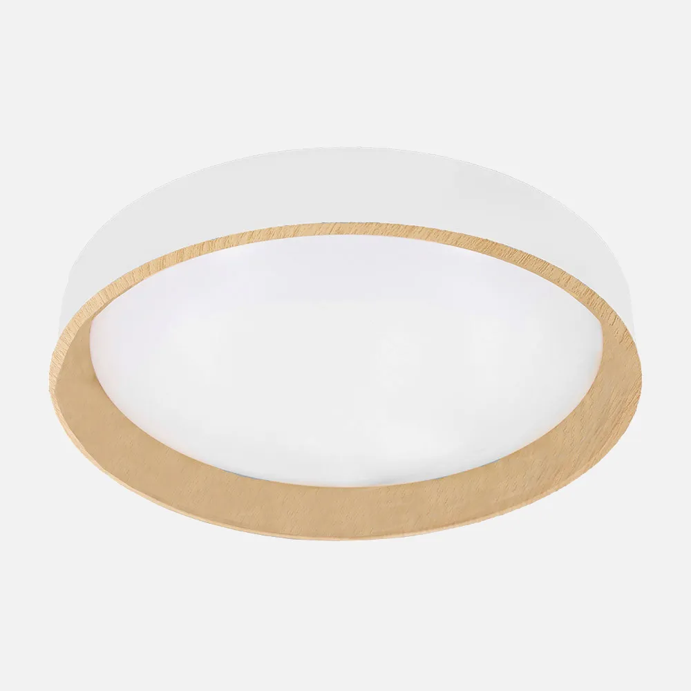218585068 - Plafon Morgan 60w 3000-4200-6500k Blanco/haya   7,5x50x50cm 5400lm C/remoto