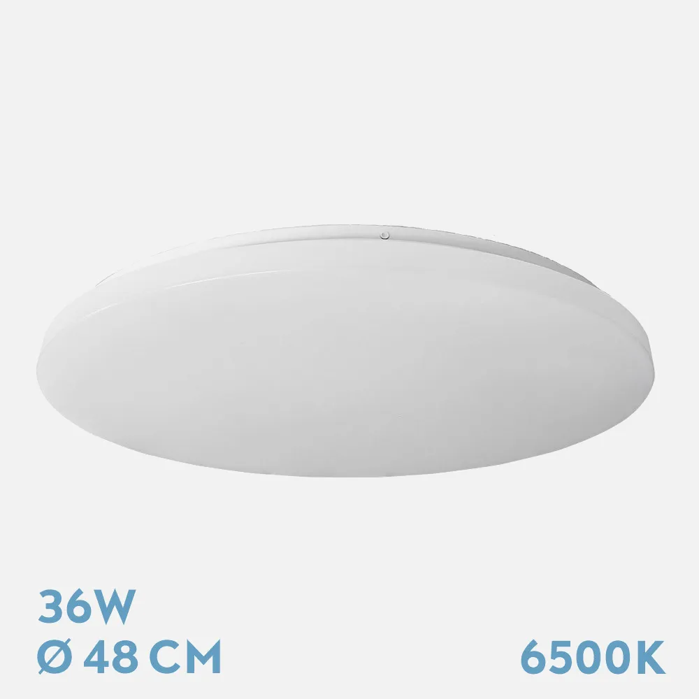 219384801 - Plafon Tadeo 36w 6500k Blanco 6,5x48x48cm 3590lm