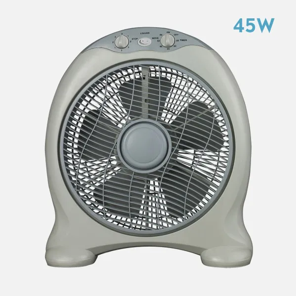 Ventilador Sobremesa Urgel 45w Gris 3vel. 5aspas  Temporizador 45x38x15cm