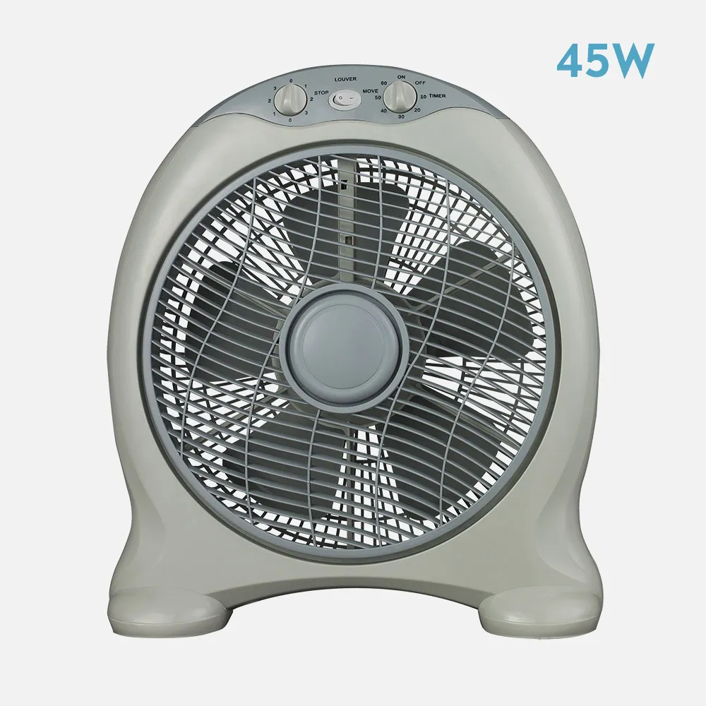 Ventilador Sobremesa Urgel 45w Gris 3vel. 5aspas  Temporizador 45x38x15cm