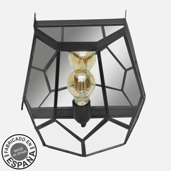 Wall light Lente 1xe27 Black 25x26x16 Cm