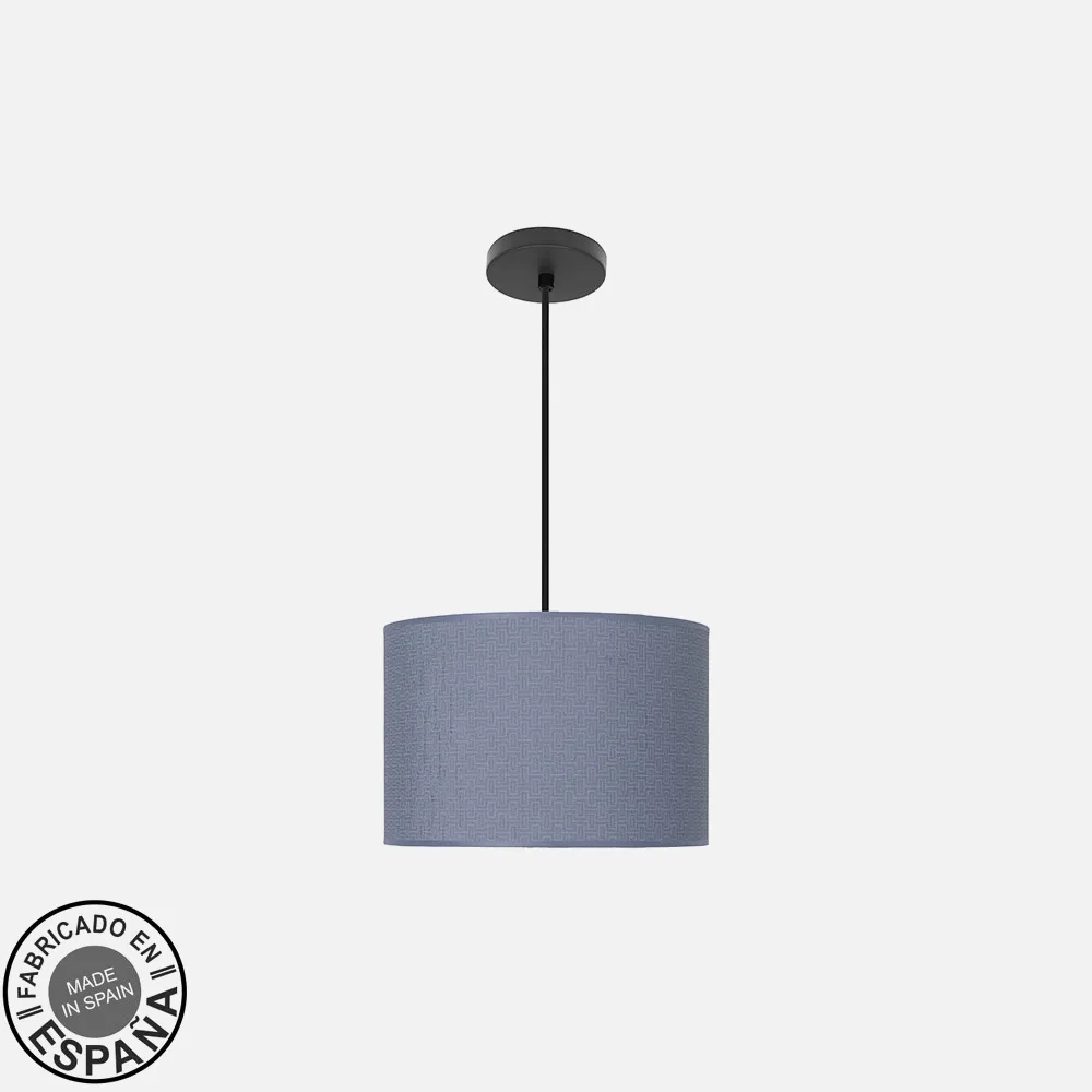 212493089 - Pendant light Fashion 1xe27 Black/blue Regx30x30 Cm