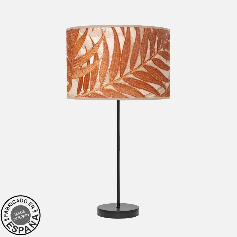 212471029 - Table Lamp Height Moda 1xe27 Black/Caldera Leaf 63x30 X30 Cm